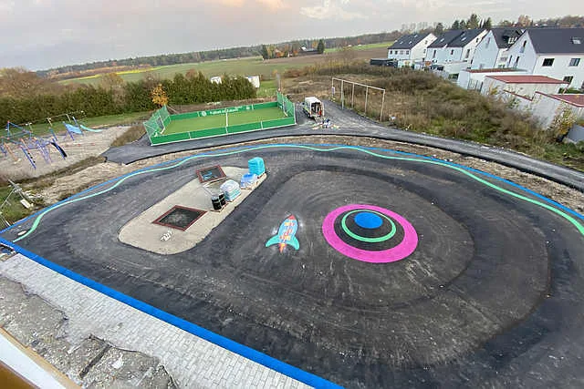 Spielplatzmarkierung