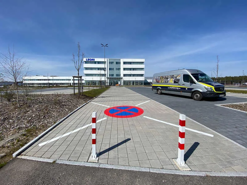 Parkplatzmarkierung Schwabach